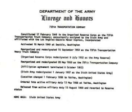 Lineage and Honors